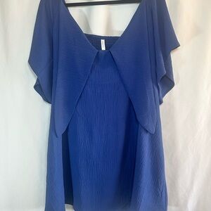 Elegant Blue Dokotto XL Women's Dress